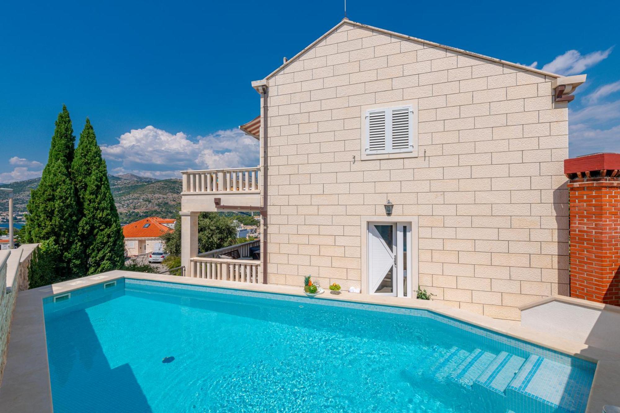 Apartment Barbara With Private Pool Дубровник Екстер'єр фото